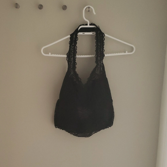 Aerie Firework Lace Padded Halter Bralette - Picture 3 of 3